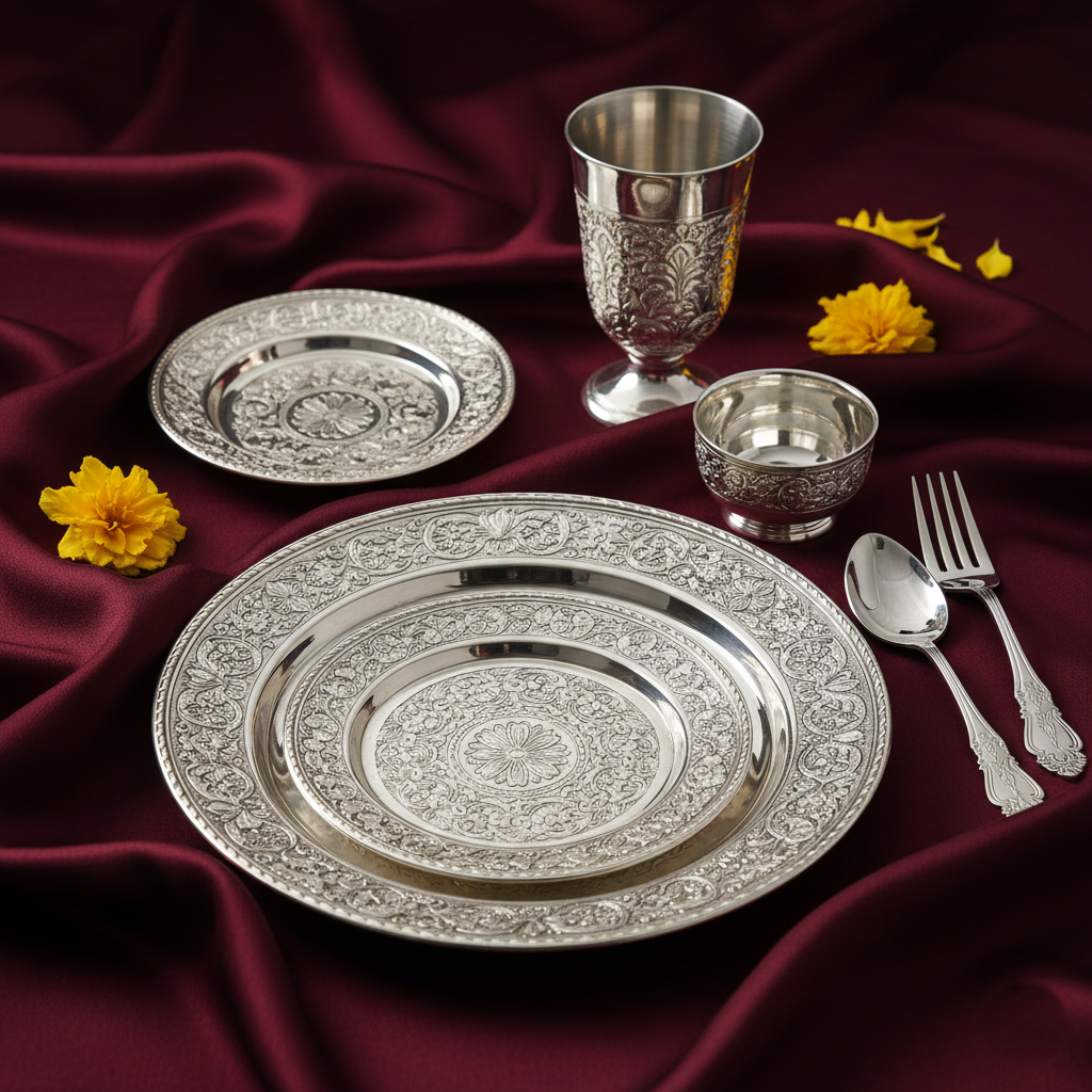 Silver Dinner Set